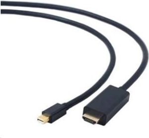 Obrázok pre výrobcu GEMBIRD Kabel CABLEXPERT miniDisplayPort na HDMI, 4K,  M/M, 1,8m